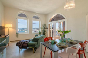 ClickSardegna ClickSardinia Alghero Spectacular waterfront Neptune apartment with sea-facing terraces and garden